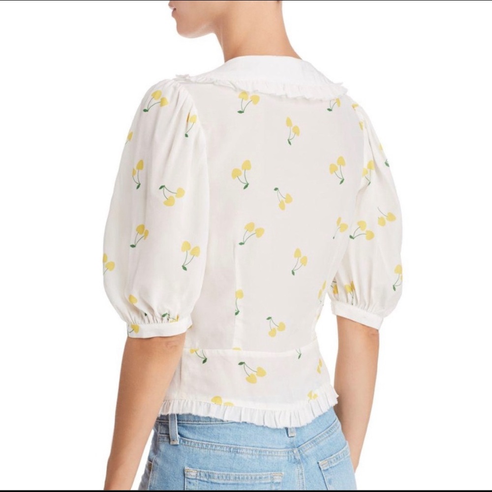 For love and lemons Ashland wrap blouse - Picture 3 of 4